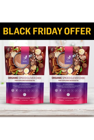 Black Friday Sale - x2 Organic Spiced Clever Choc - Normal SRP £89.98